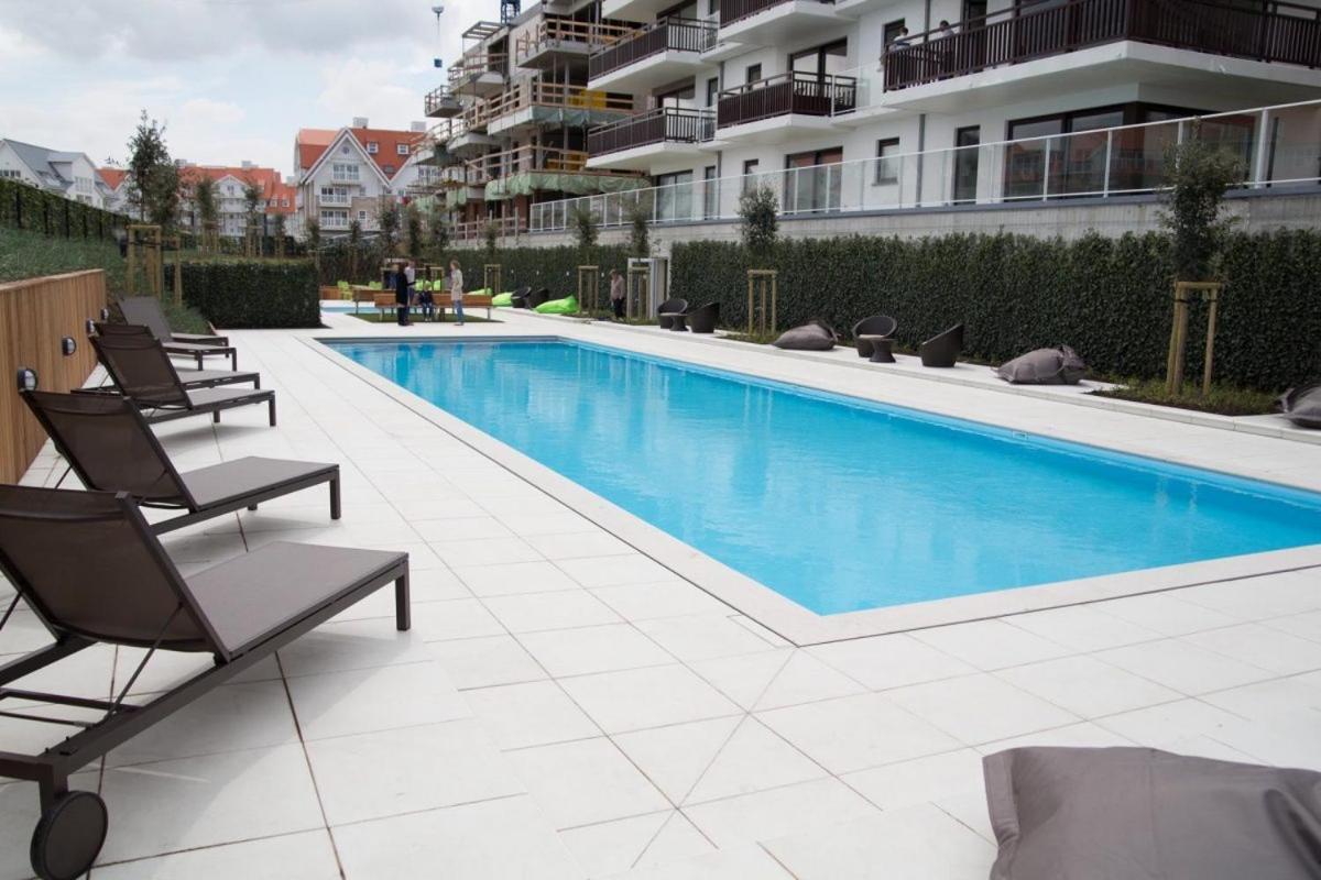 Sailors Beach VI Villa Jalina Verwarmd Zwembad In Het Hoogseizoen Nieuwpoort Exteriér fotografie